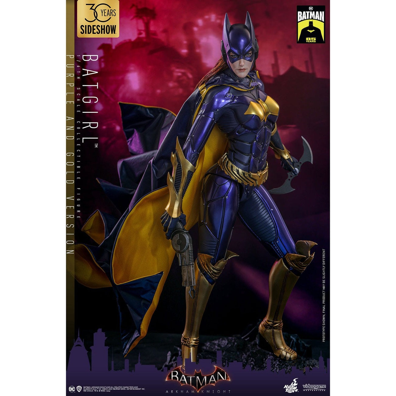 Product image Batman Arkham Knight Videogame Masterpiece Action Figure 1/6 Batgirl (Purple and Gold Version) Exclusive 30 cm
