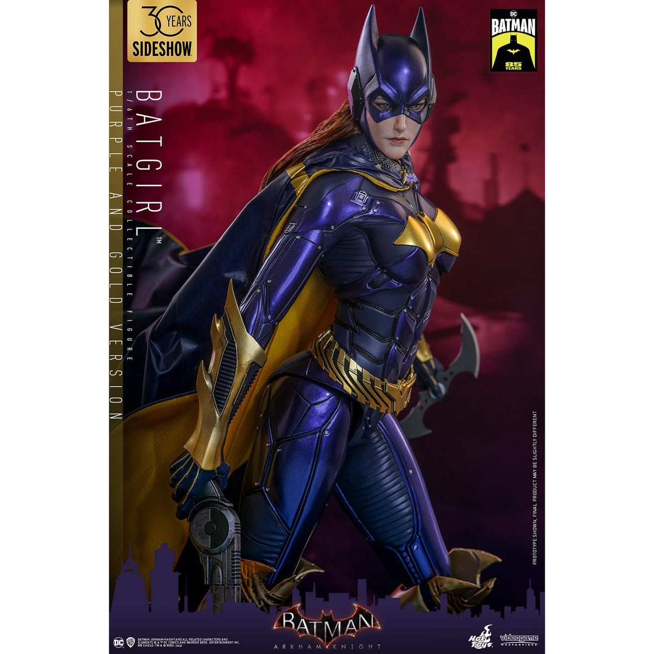 Product image Batman Arkham Knight Videogame Masterpiece Action Figure 1/6 Batgirl (Purple and Gold Version) Exclusive 30 cm