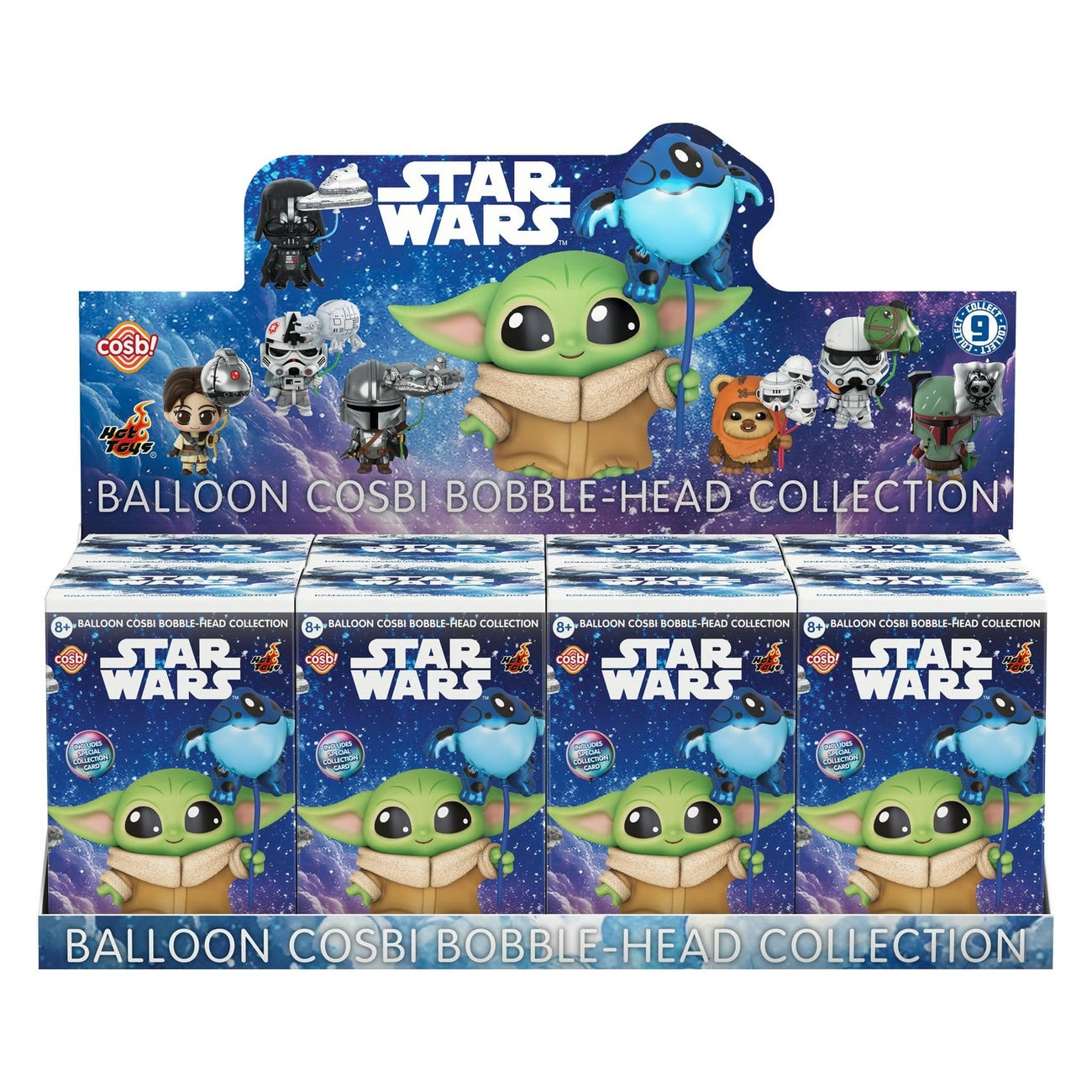 Product image Star Wars Cosbi Mini Figures Balloon 8 cm Blind Box Display (8)