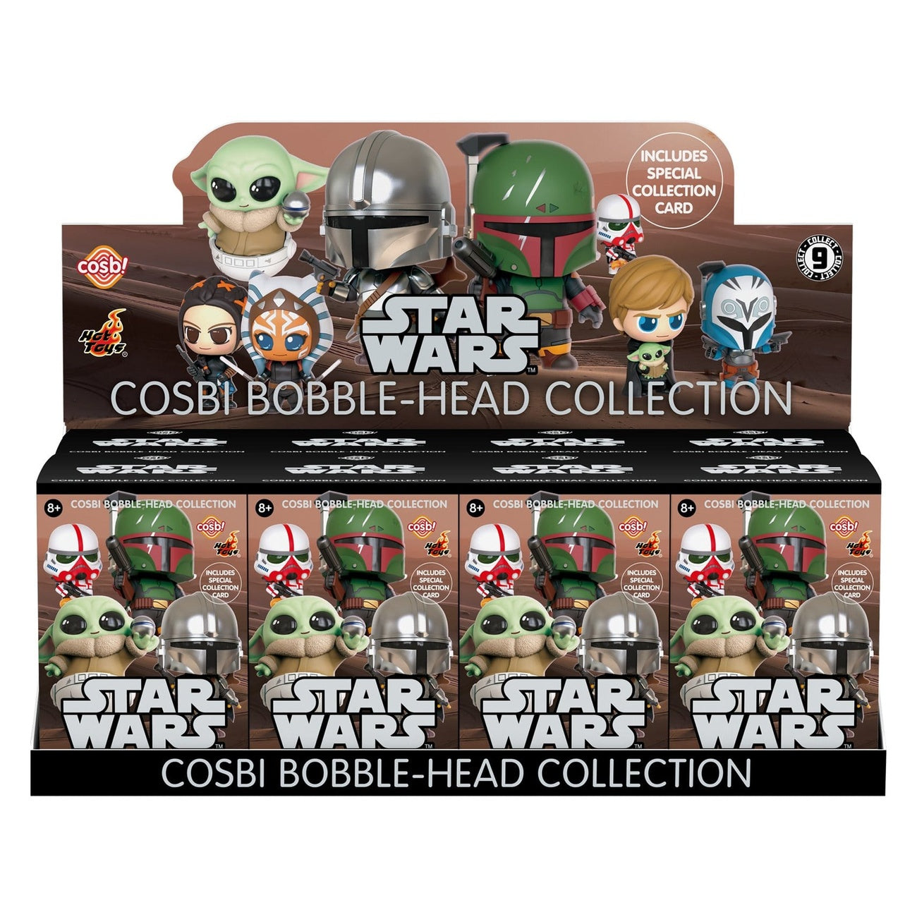 Product image Star Wars Cosbi Mini Figures Series 1 8 cm Blind Box Display (8)