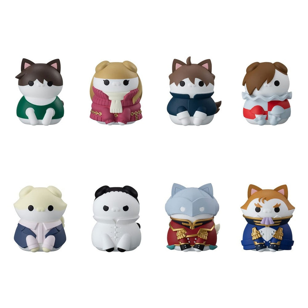 Product image Mobile Suit Gundam Mega Cat Project New Mobile Report Gundam Wing Nyandam Collectible Figures Cats Transformation Mission Accomplished! 3 cm Assortment (8)