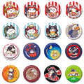 Product image Naruto Mega Cat Project Nyaruto! Metal Pin Buttons 5 cm Assortment (16)