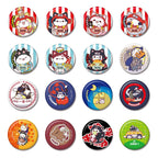 Product image Naruto Mega Cat Project Nyaruto! Metal Pin Buttons 5 cm Assortment (16)
