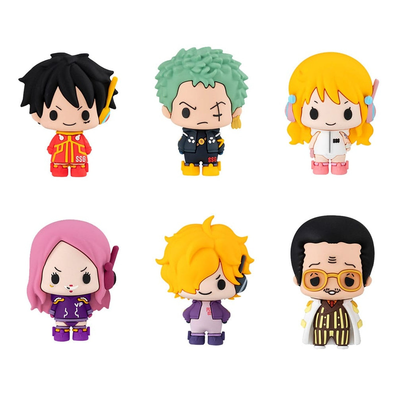 Product image One Piece Chokorin Mascot Series Collectible Figures 6-Pack Egghead Ver. 5 cm