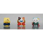 Product image One Piece Mega Cat Project collectible figures 3-pack Nyan Piece Nyan! Happy Trio 2024 Limited Ver. 3 cm