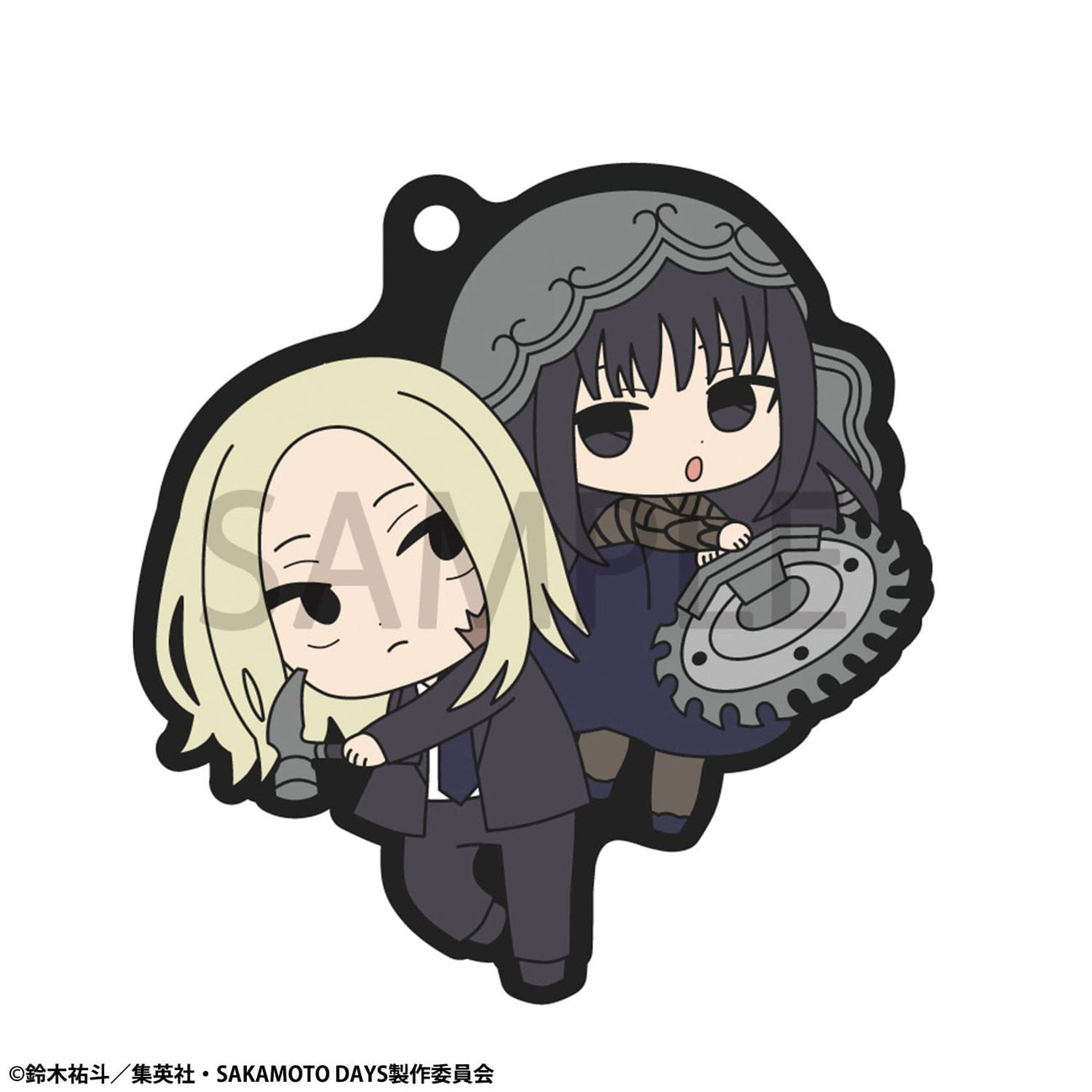 Product image Sakamoto Days Rubber Mascot Buddycolle Rubber Charm 7 cm Assortment (6)