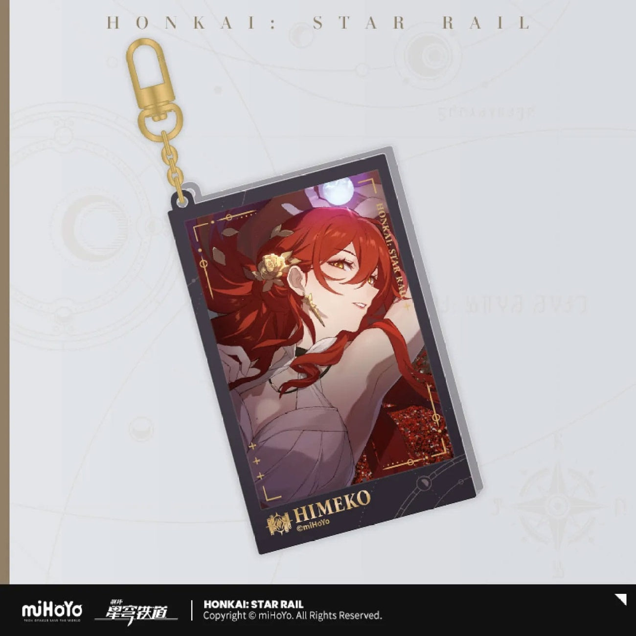 Product image Honkai: Star Rail Countdown Departure Series Acrylic Keychain Himeko Glitter 9 cm