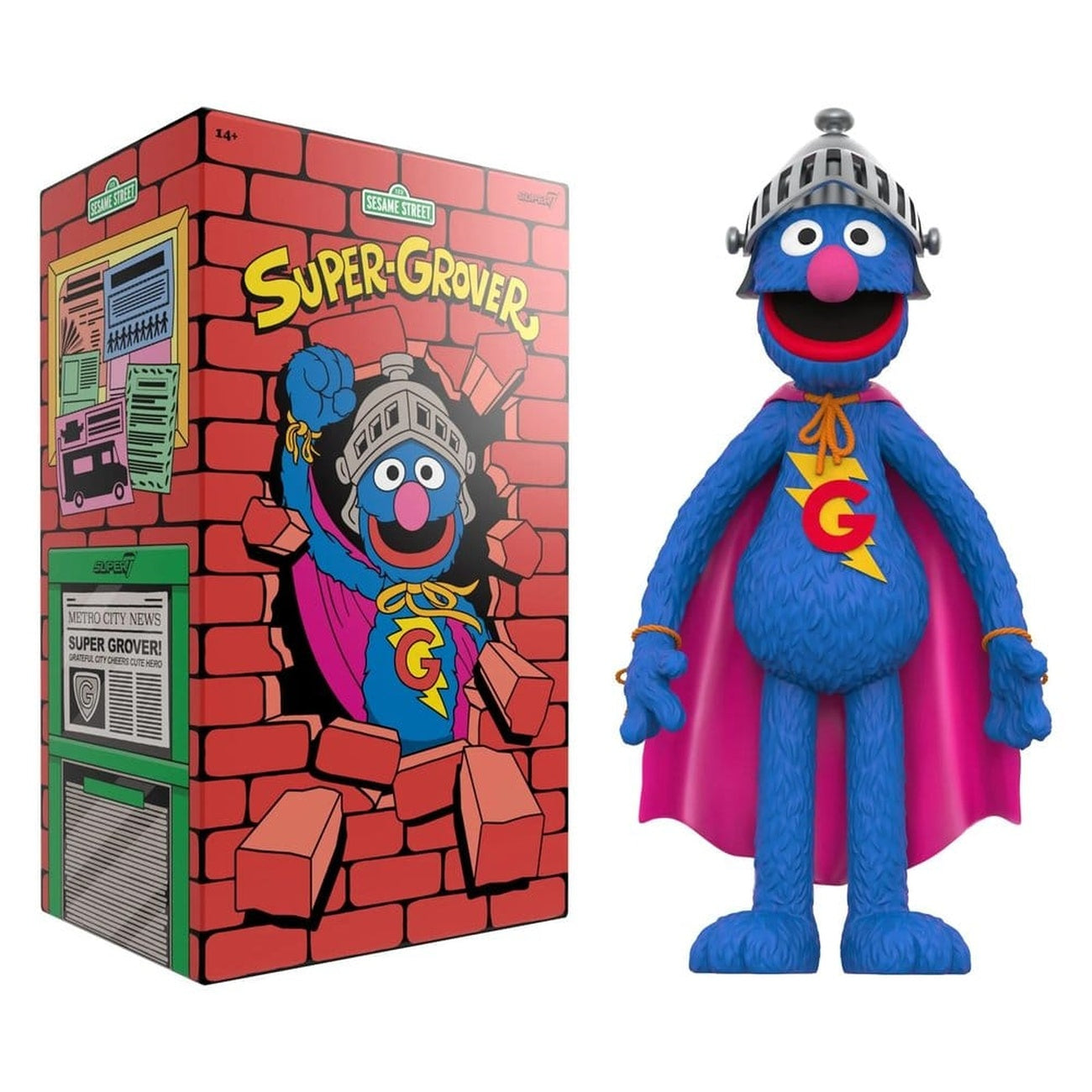 Product image Sesame Street Supersize Vinyl Figure Super Grover 36 cm