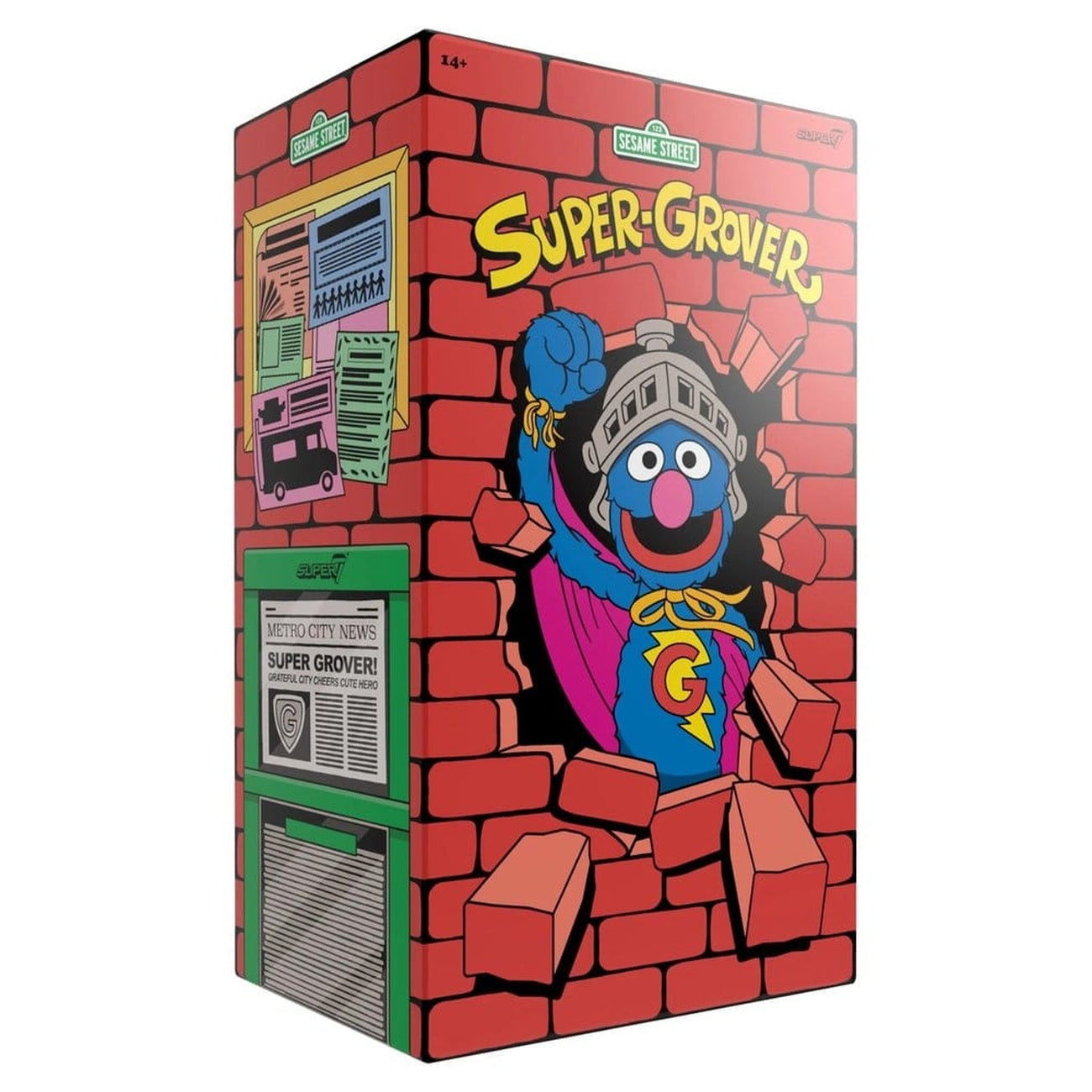 Product image Sesame Street Supersize Vinyl Figure Super Grover 36 cm