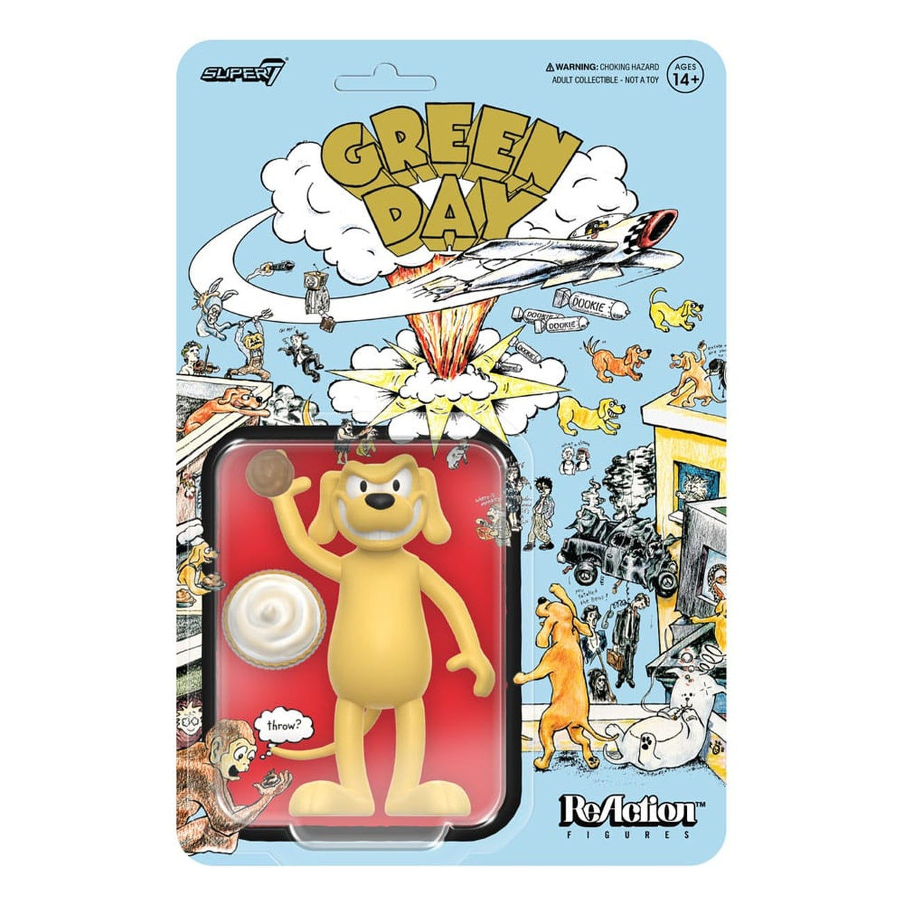 Product image Green Day ReAction Action Figure Dookie Dog 9 cm