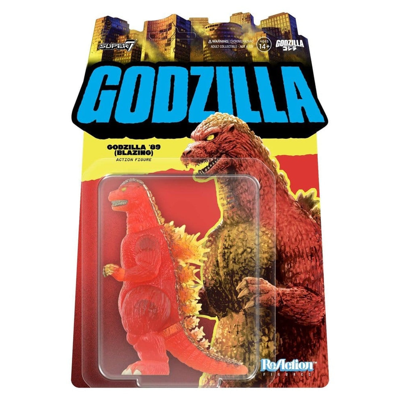 Product image Godzilla Toho ReAction Action Figure Godzilla - 1989 (Blazing) 10 cm