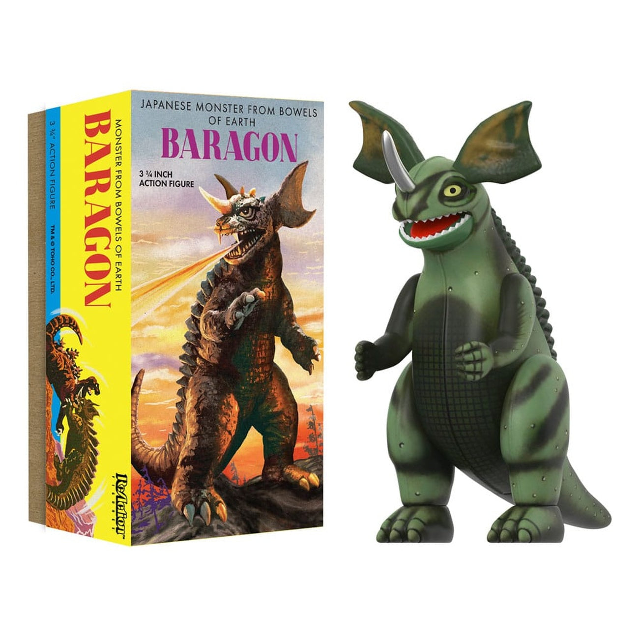 Product image Toho ReAction Action Figure Wave 01 (Retro Tin) Baragon (Marusan Tin) 10 cm