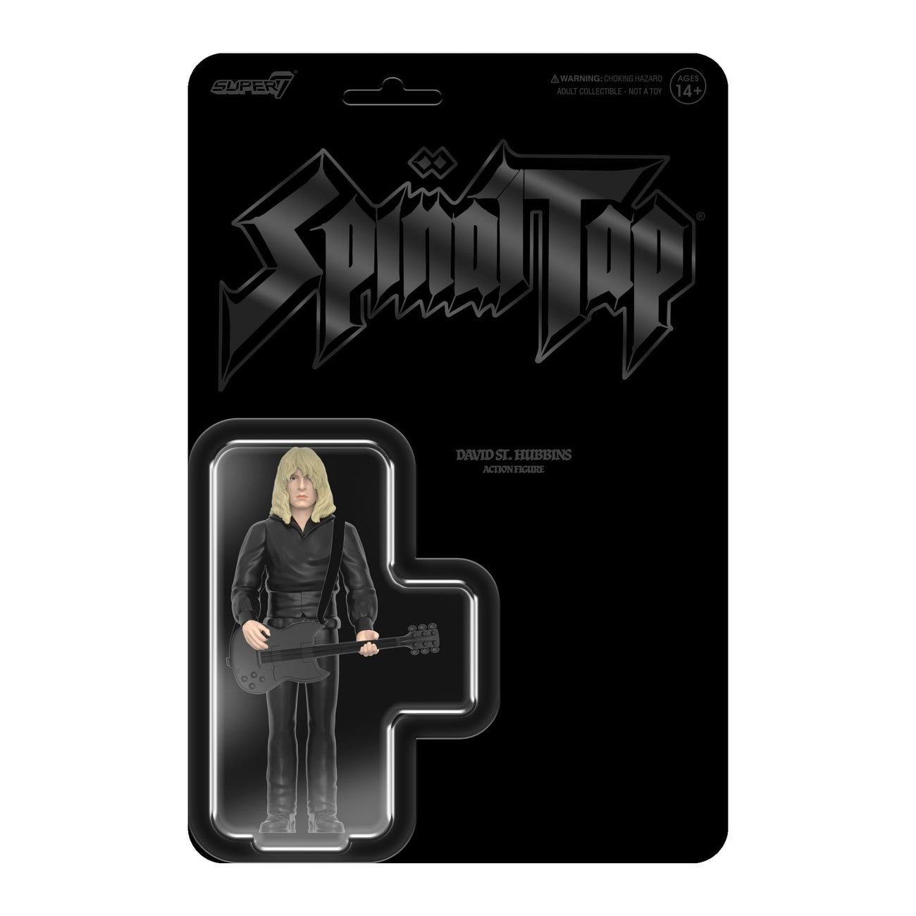 Product image Spinal Tap ReAction Action Figure Wave 02 David St. Hubbins (None More Black) 10 cm