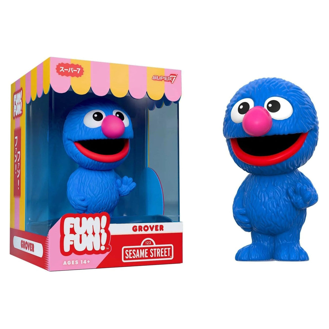 Product image Sesame Street Fun! Fun! Wave 01 - Grover 18 cm