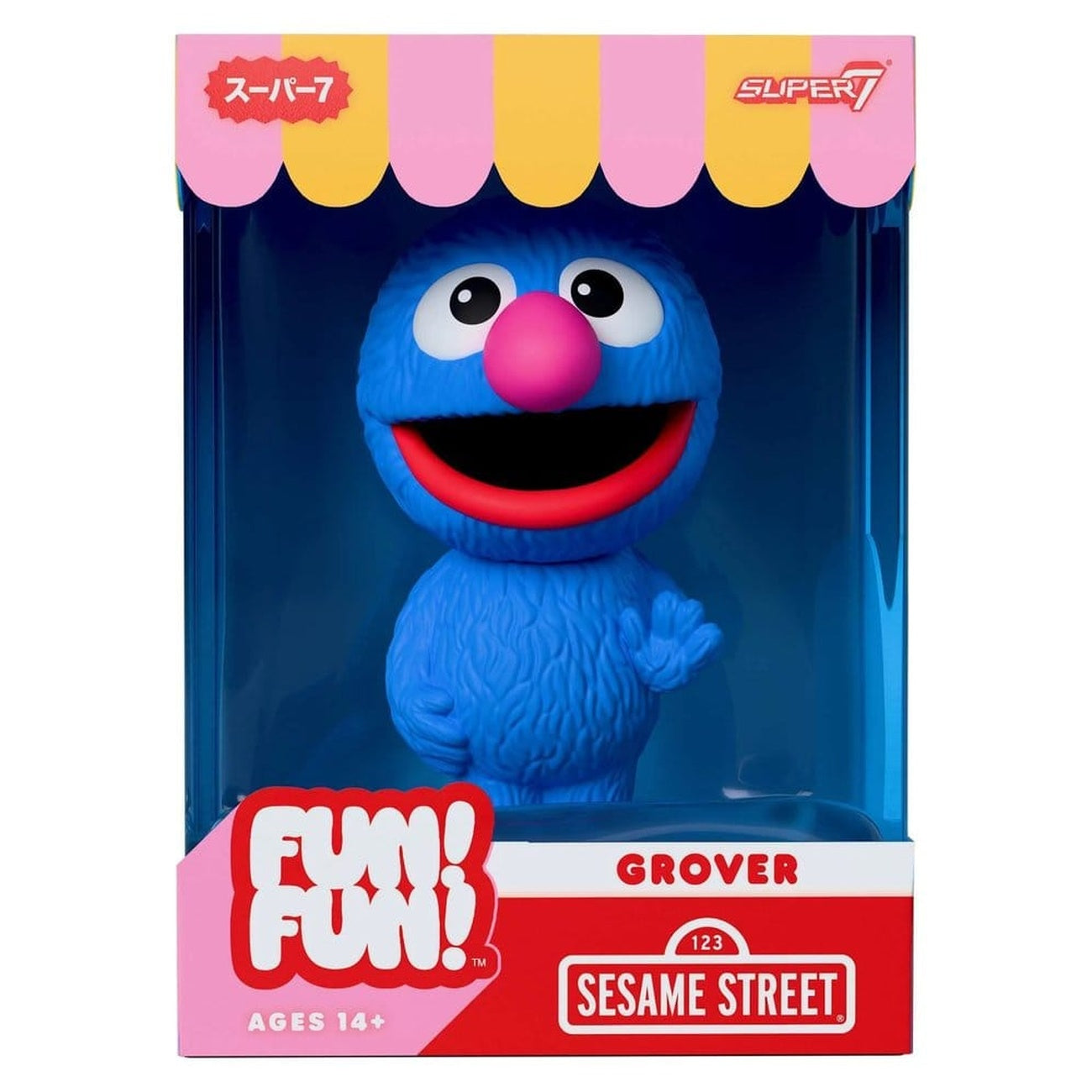 Product image Sesame Street Fun! Fun! Wave 01 - Grover 18 cm