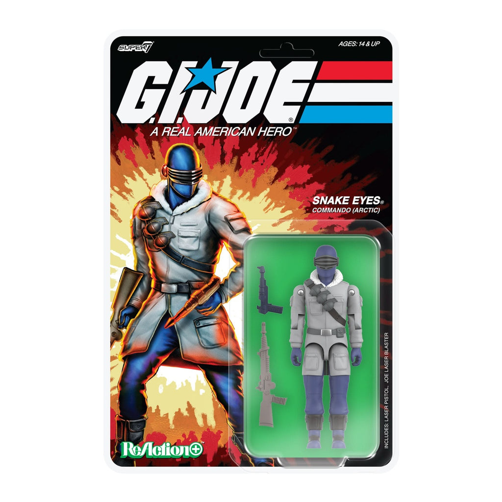 Product image GI Joe (Movie) ReAction+ Action Figure Wave 5 Arctic Snake Eyes (Movie) 10 cm