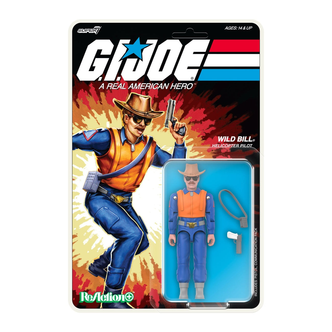 Product image GI Joe ReAction+ Action Figure Wave 3 Wild Bill (Cartoon) 10 cm