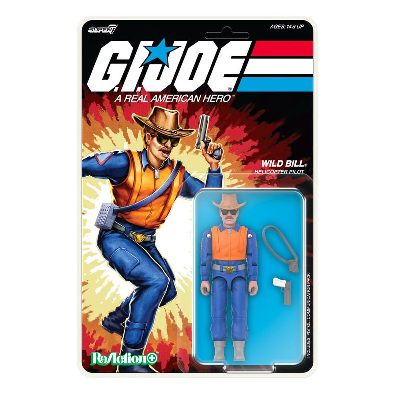 Product image GI Joe ReAction+ Action Figure Wave 3 Wild Bill (Cartoon) 10 cm