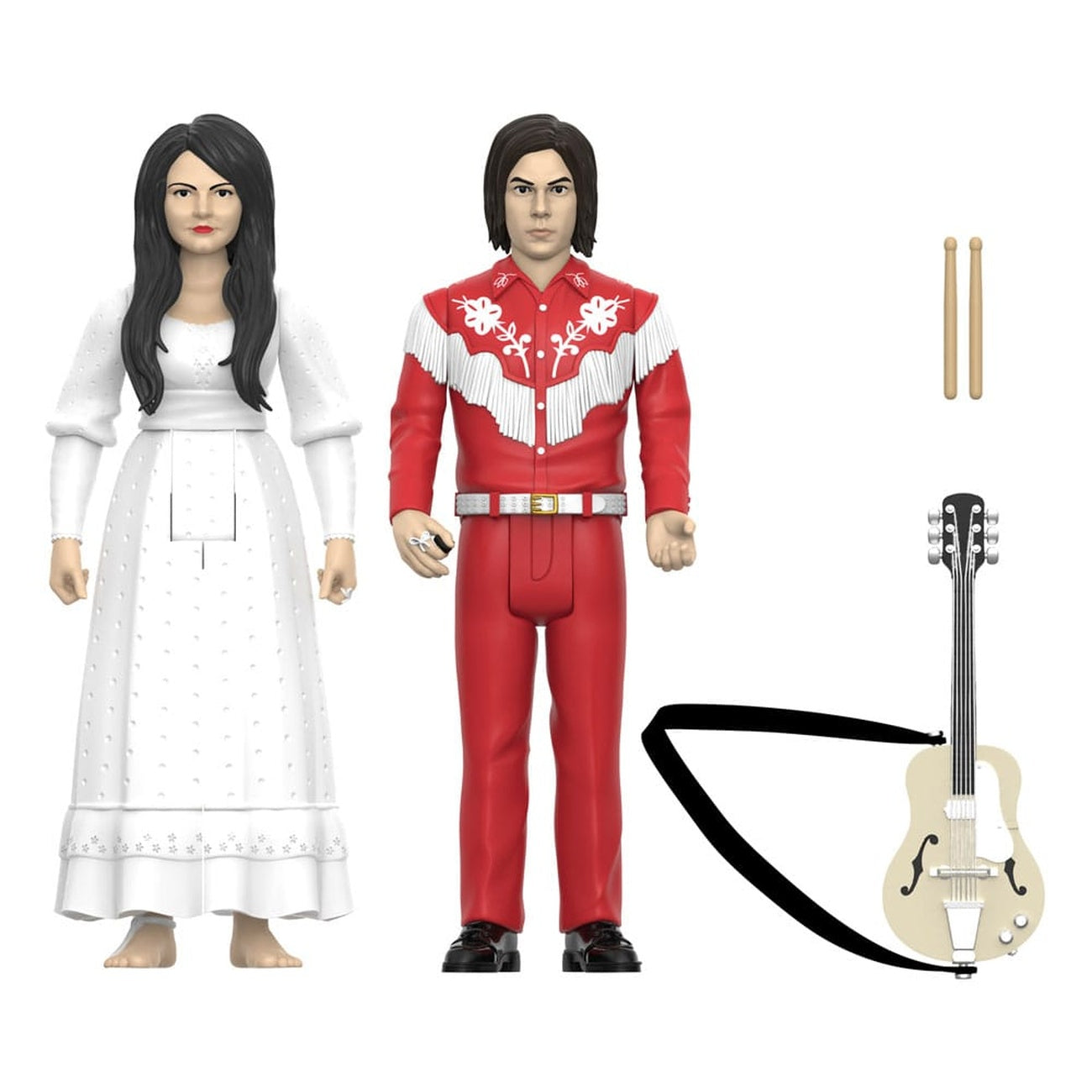 Product image The White Stripes ReAction Action Figures 2-Pack Wave 02 The White Stripes (Elephant) 10 cm