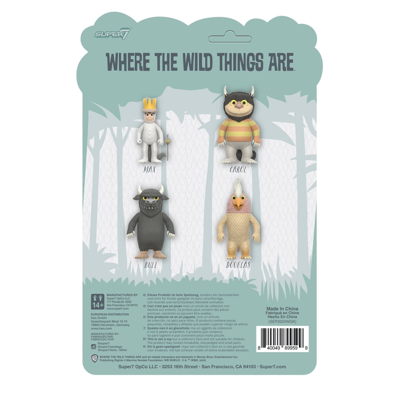 Product image Where The Wild Things Are ReAction Action Figure Wave 01 Max 10 cm