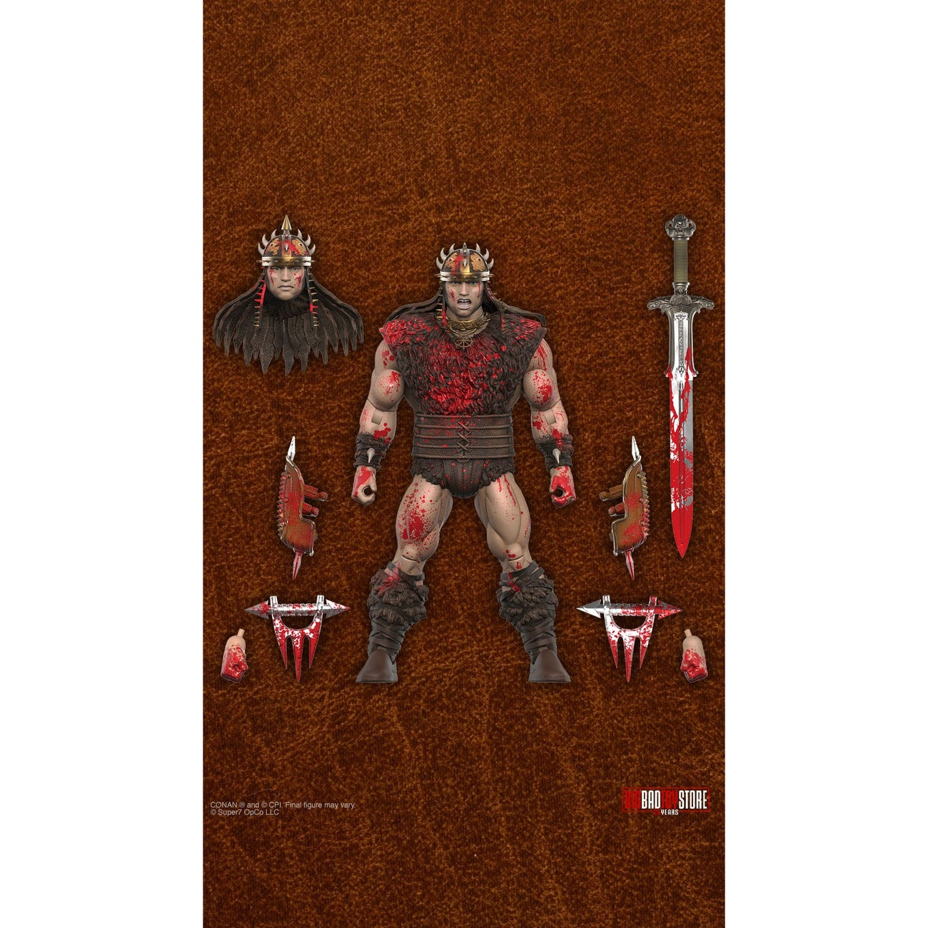Product image Conan the Barbarian Ultimates Action Figure Conan Blood Soaked Pit Fighter 18 cm