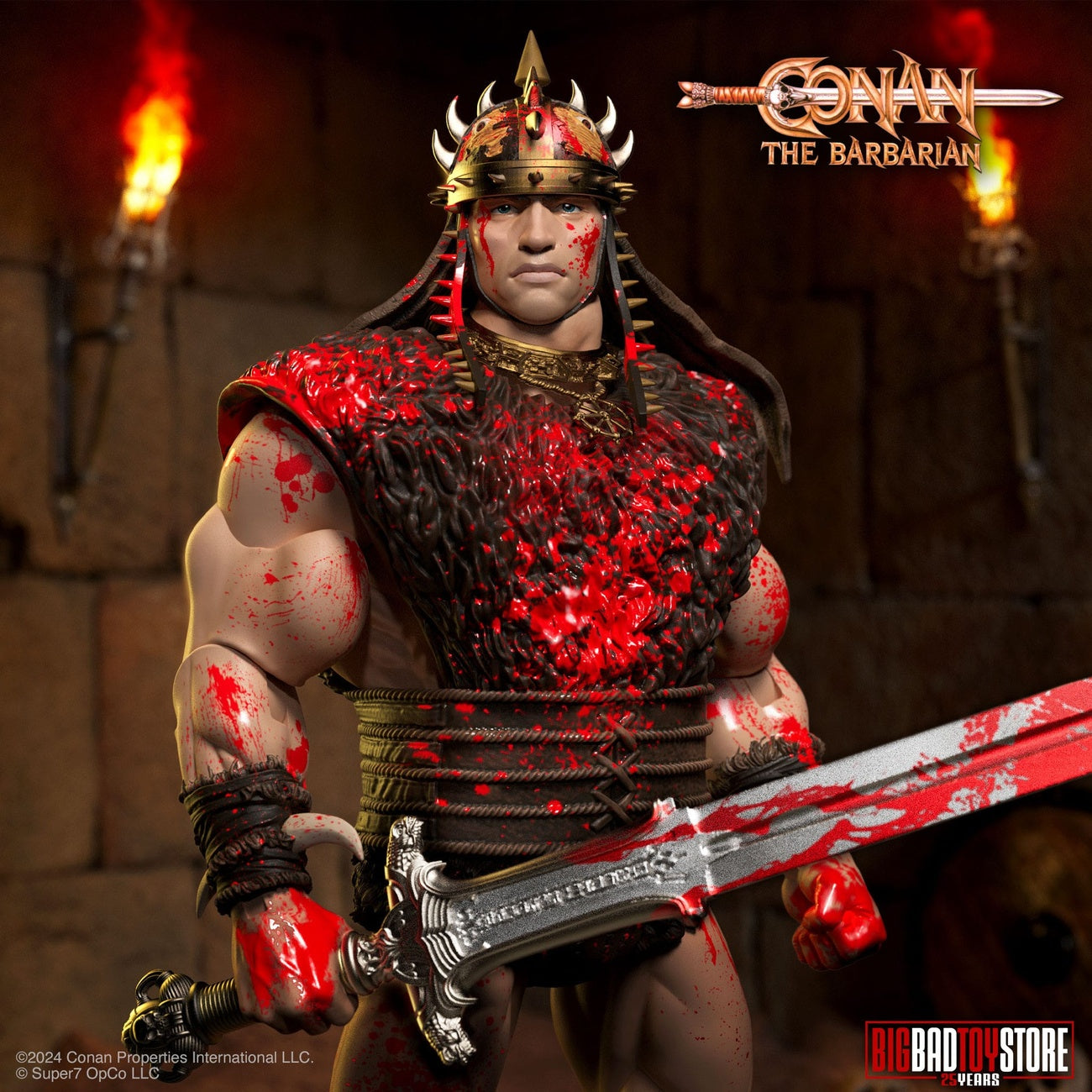 Product image Conan the Barbarian Ultimates Action Figure Conan Blood Soaked Pit Fighter 18 cm