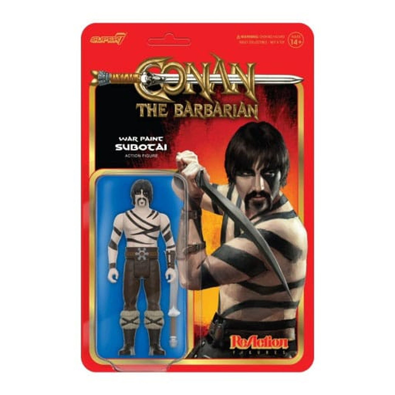 Product image Conan the Barbarian ReAction Action Figure Wave 02 Subotai (War Paint) 10 cm