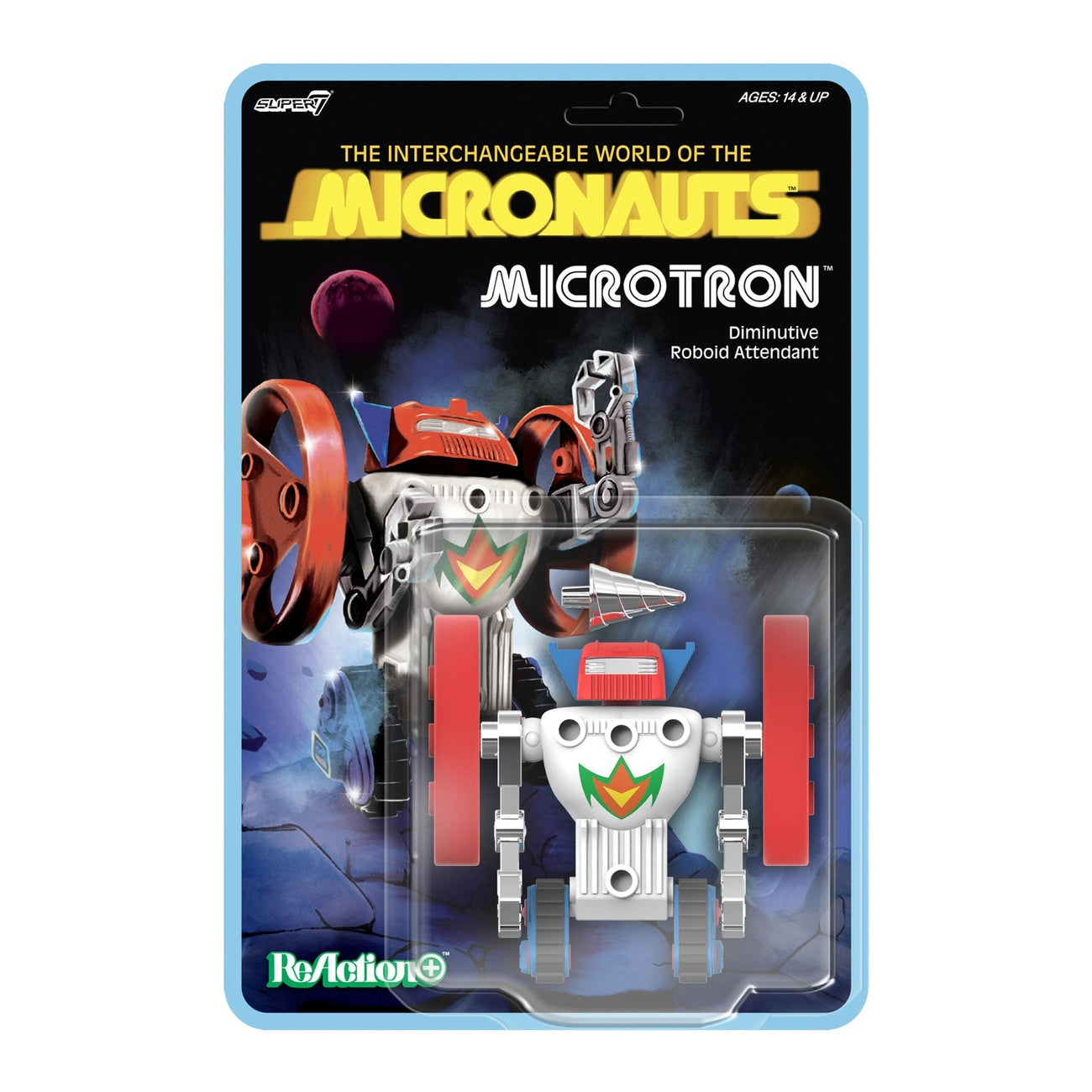Product image Micronauts ReAction+ Action Figure Wave 02 Microtron 9 cm