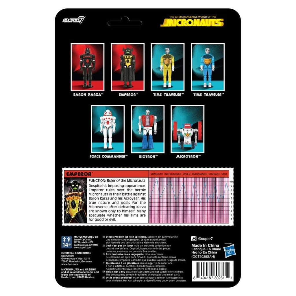 Product image Micronauts ReAction+ Action Figure Wave 03 Emperor 10 cm