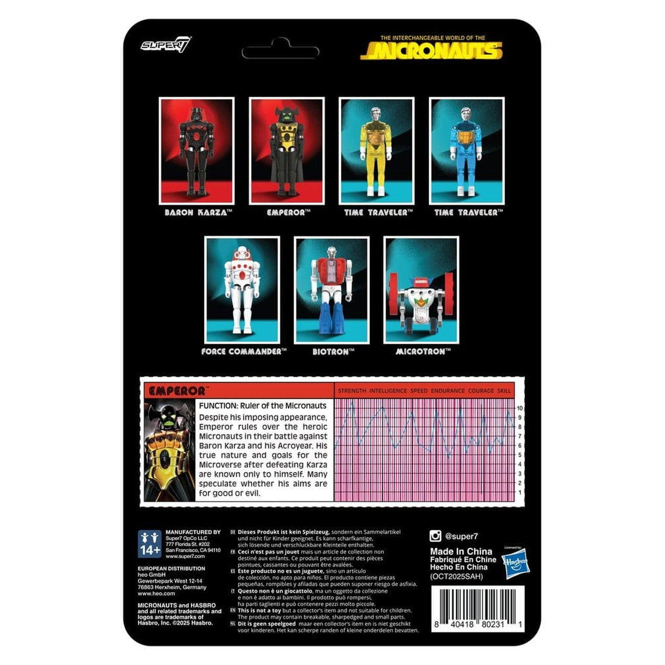 Product image Micronauts ReAction+ Action Figure Wave 03 Emperor 10 cm