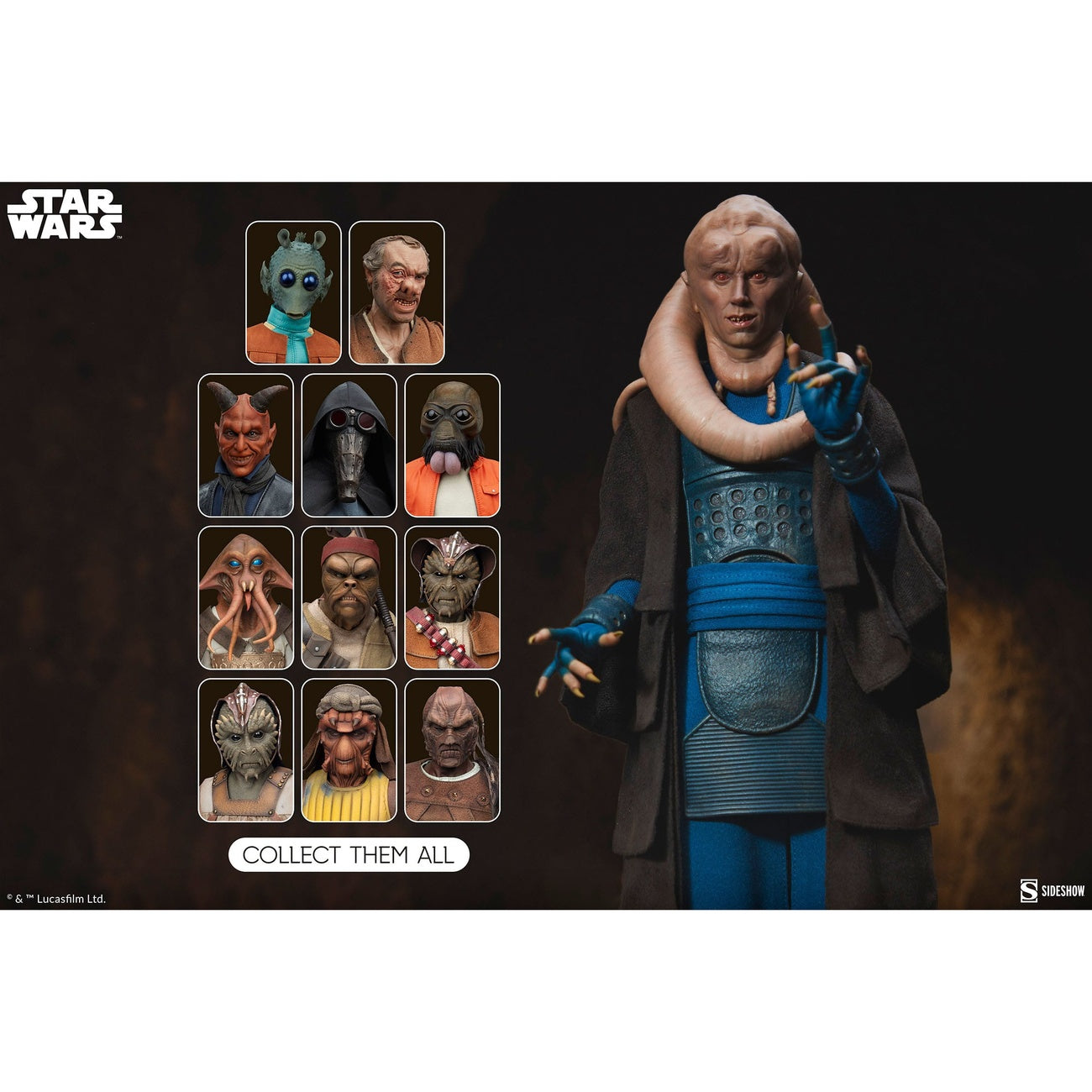 Product image Return of the Jedi Action Figure 1/6 Bib Fortuna 32 cm
