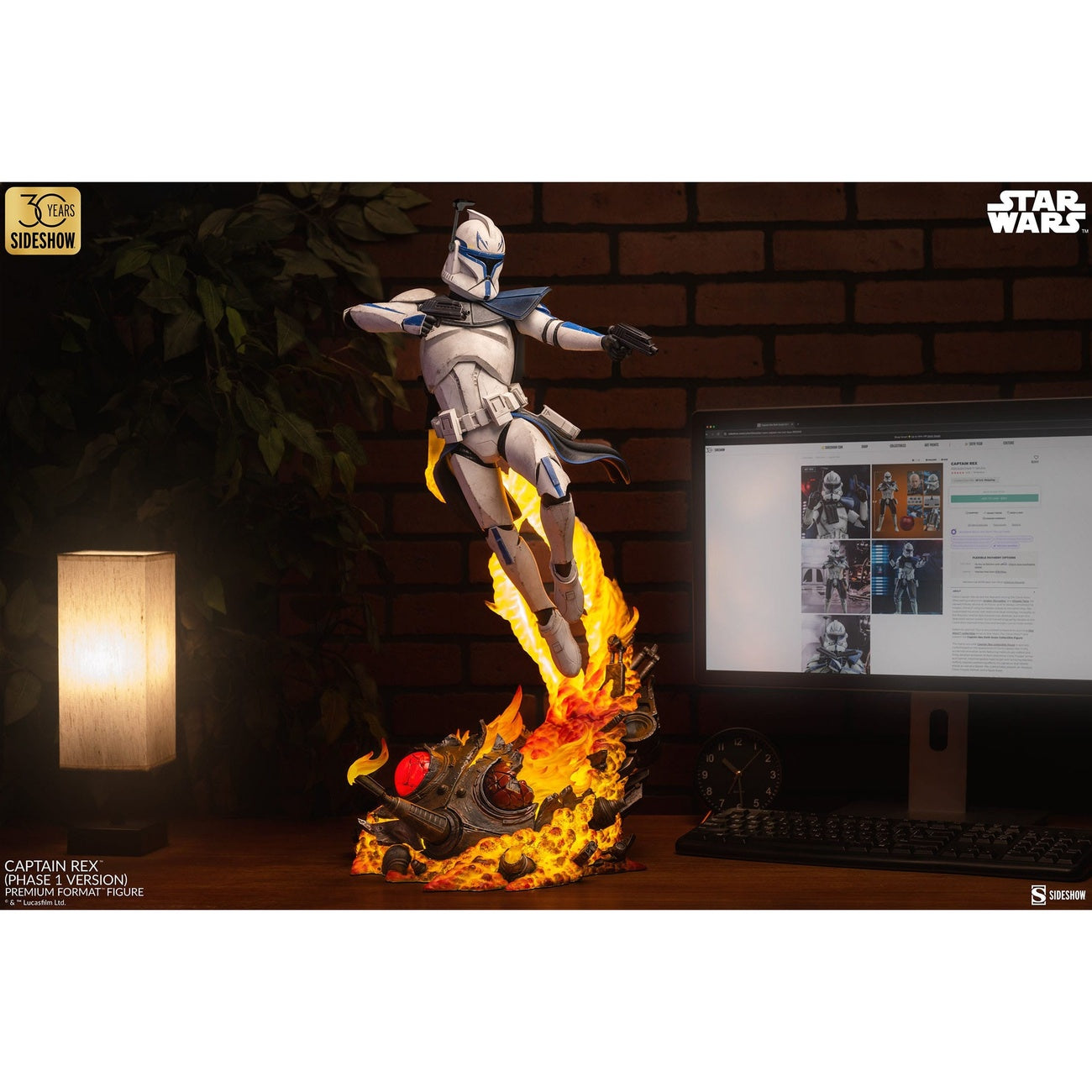 Product image Star Wars Premium Format Figure Captain Rex (Phase 1 Version) Sideshow Exclusive 68 cm
