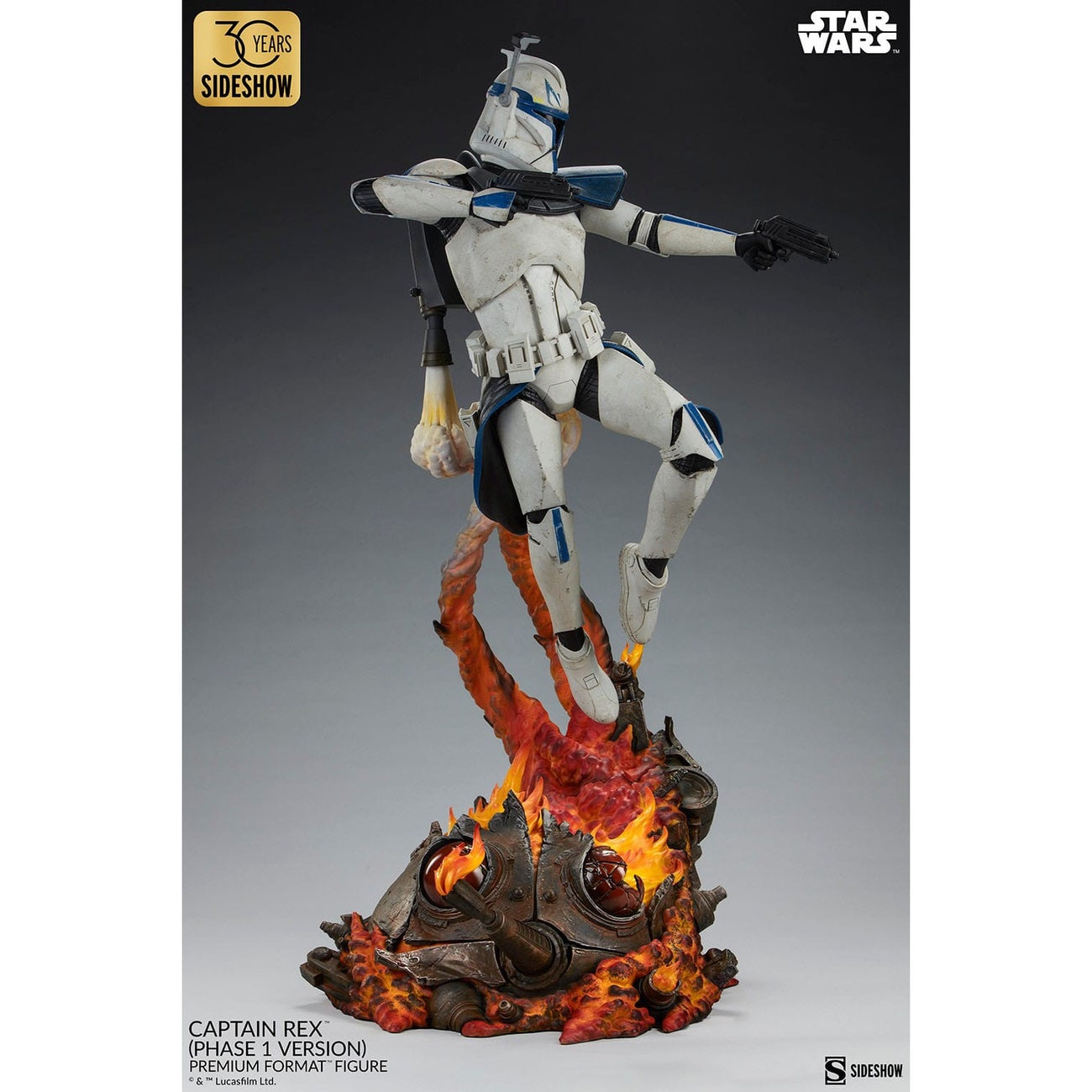 Product image Star Wars Premium Format Figure Captain Rex (Phase 1 Version) Sideshow Exclusive 68 cm