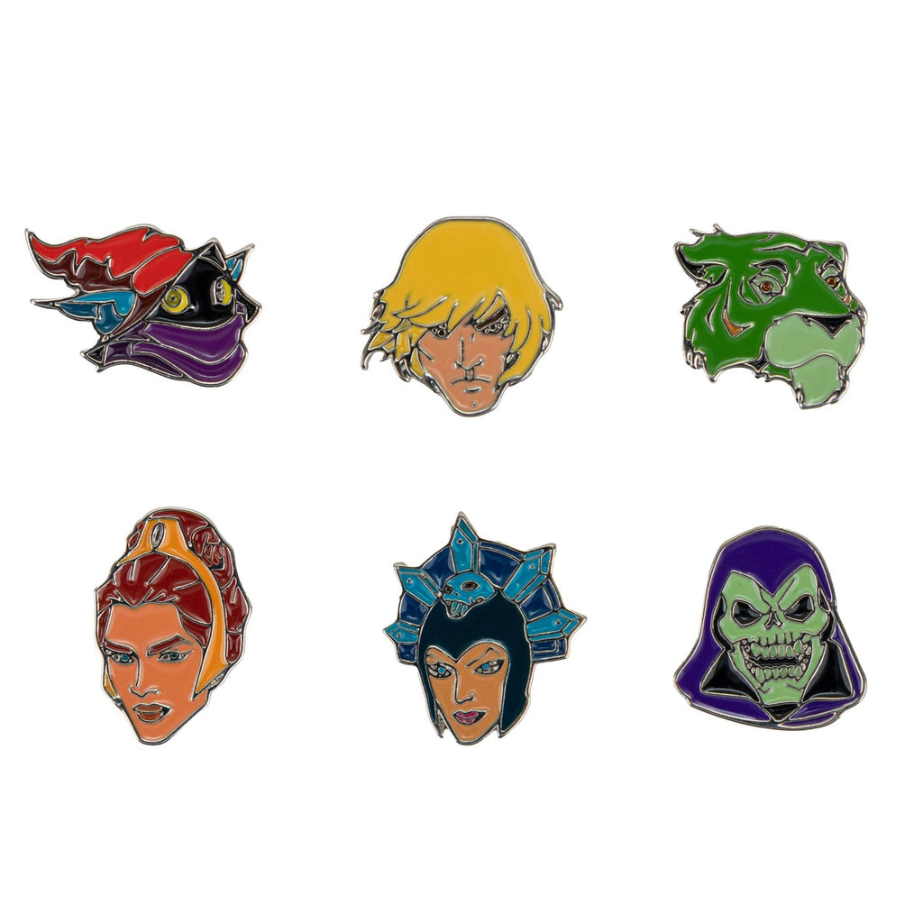 Product image Masters of the Universe Pin Buttons 6-Pack Characters
