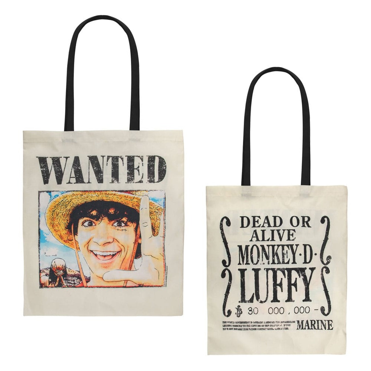 Product image One Piece Tote Bag Wanted Luffy