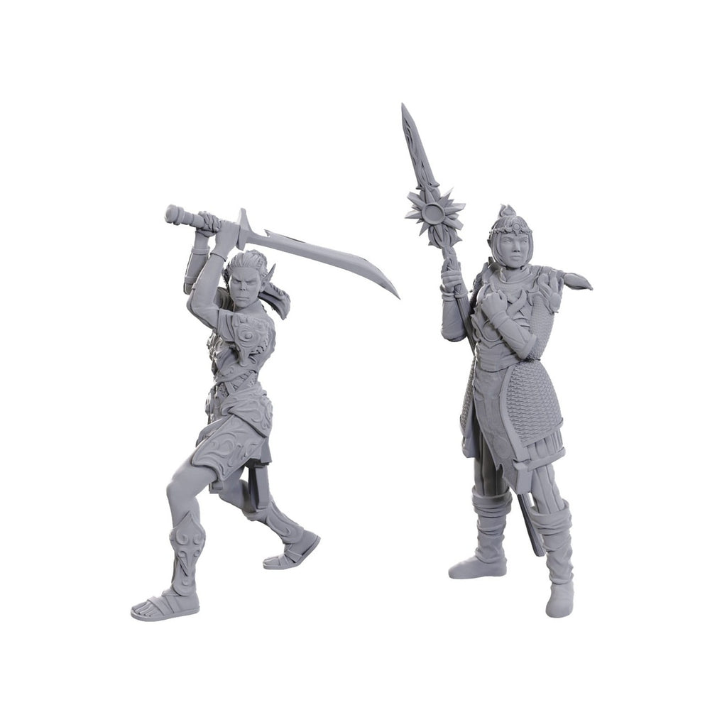 Product image D&D Nolzur's Marvelous Miniatures unpainted miniatures Lae'zel & Shadowheart