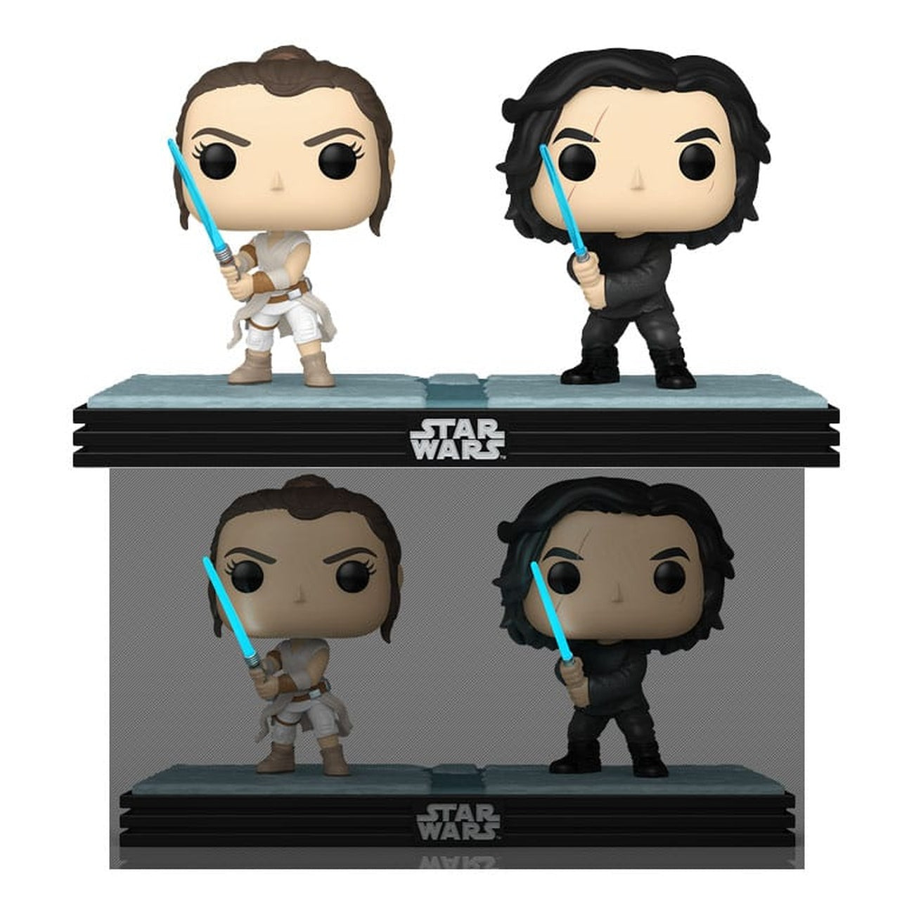 Product image Star Wars POP! Movie Moments Vinyl Bobble-Head Figure 2-Pack Kylo & Rey 9 cm