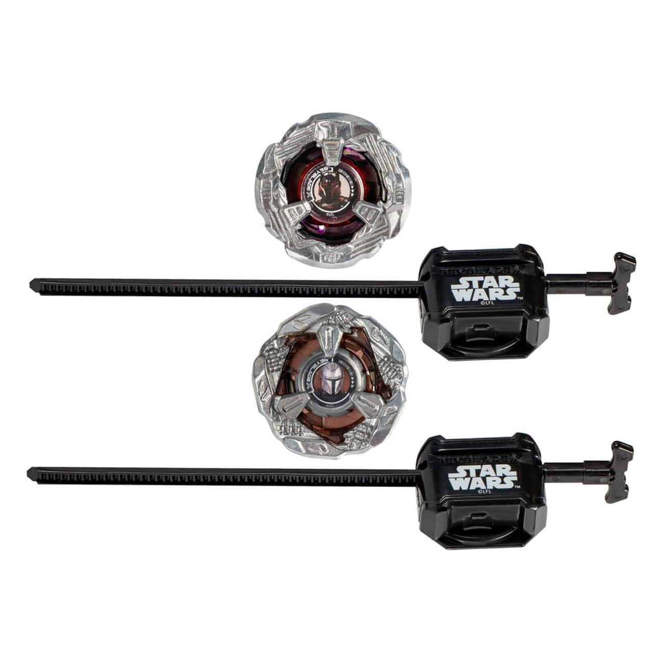 Product image Beyblade X and Star Wars Collab The Mandalorian 3-60F vs. Moff Gideon 3-80N