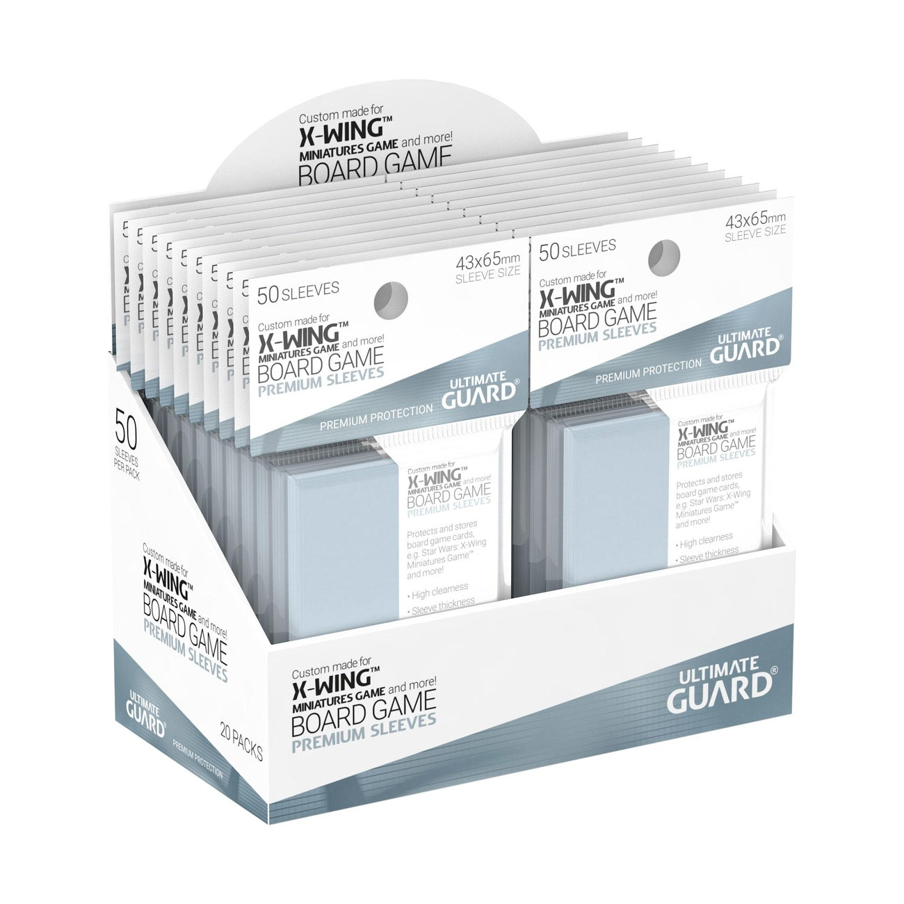 Product image Ultimate Guard Board Game Sleeves (50) – X-Wing Miniatures Game
