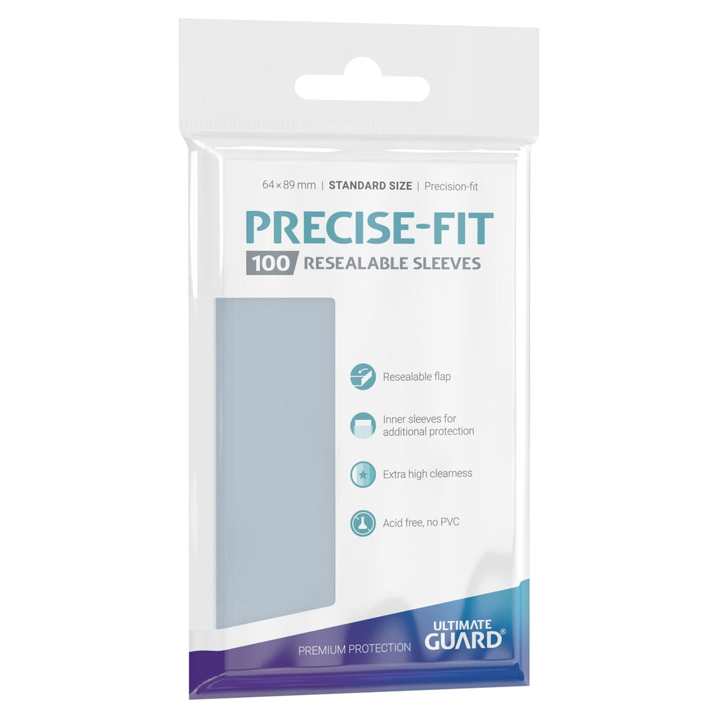 Product image Ultimate Guard Precise-Fit Sleeves Standard Size (100) - Resealable