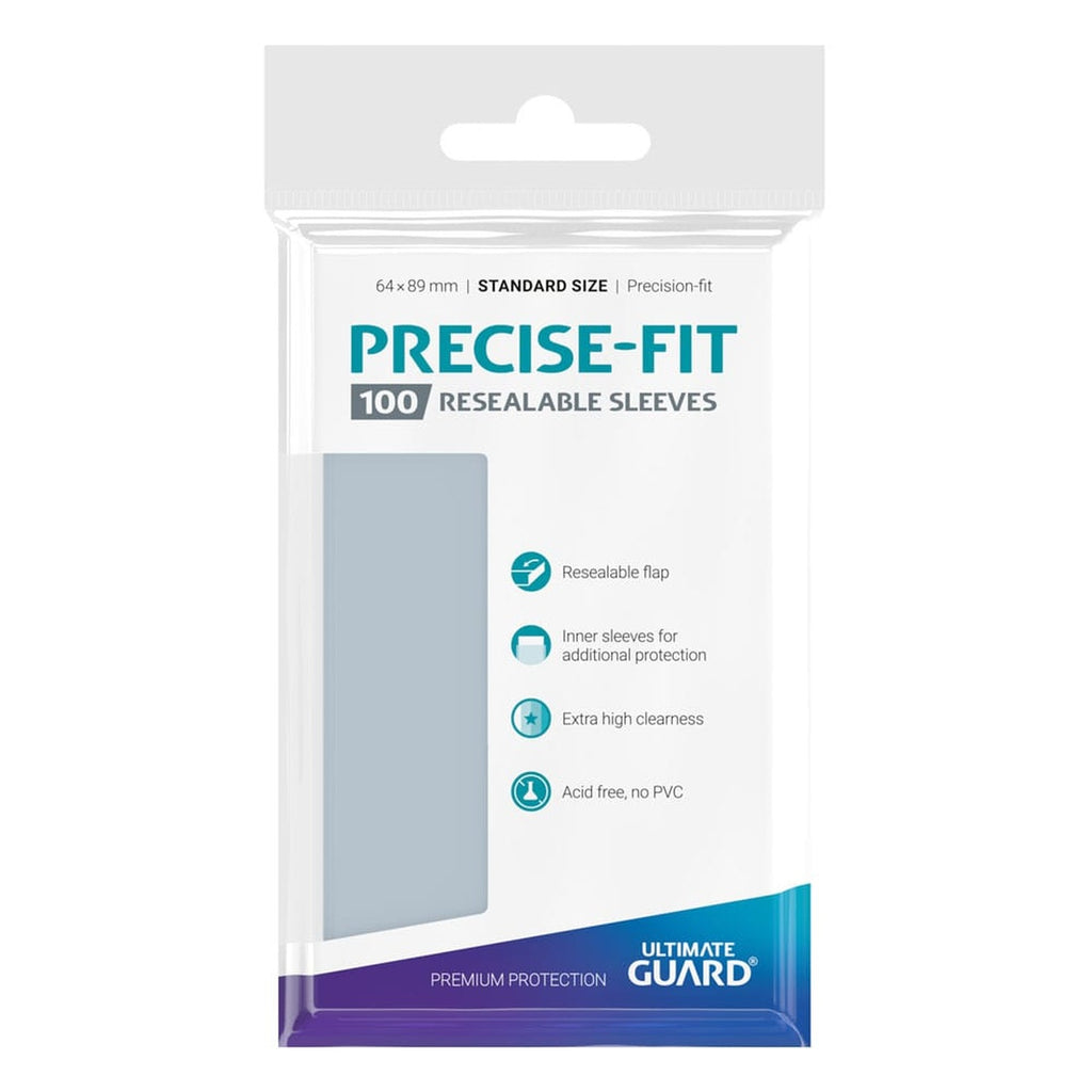Product image Ultimate Guard Precise-Fit Sleeves Standard Size (100) - Resealable