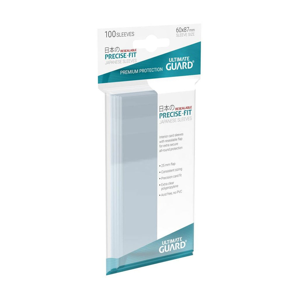 Product image Ultimate Guard Precise-Fit Sleeves Japanese Size (100) - Resealable