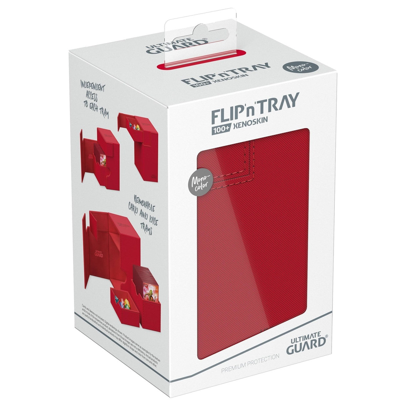 Product image Ultimate Guard Flip'n'Tray 100+ Xenoskin - Red