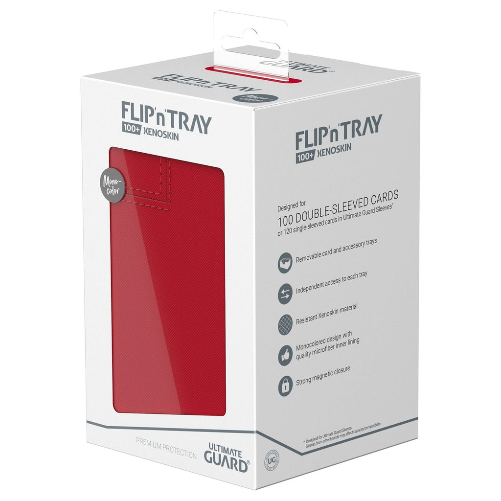 Product image Ultimate Guard Flip'n'Tray 100+ Xenoskin - Red