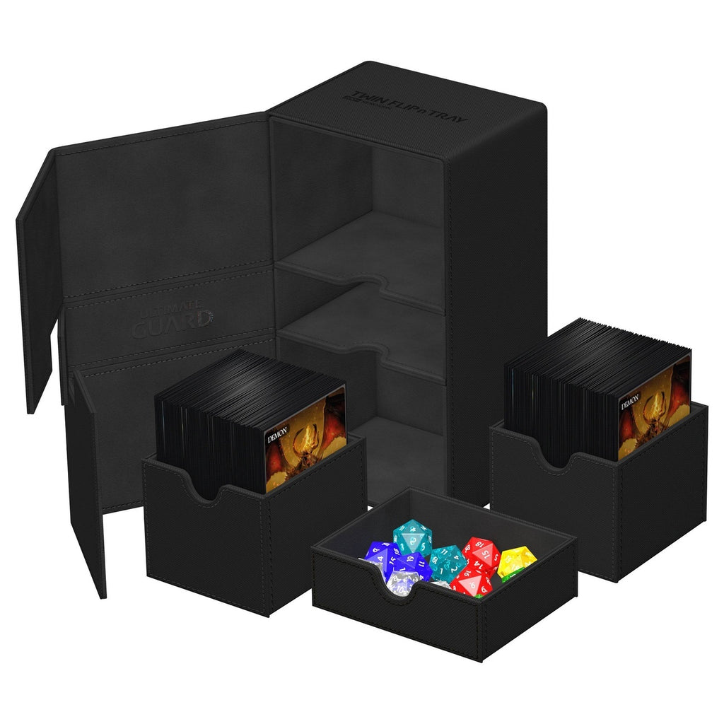 Product image Ultimate Guard Twin Flip'n'Tray 200+ Xenoskin - Black