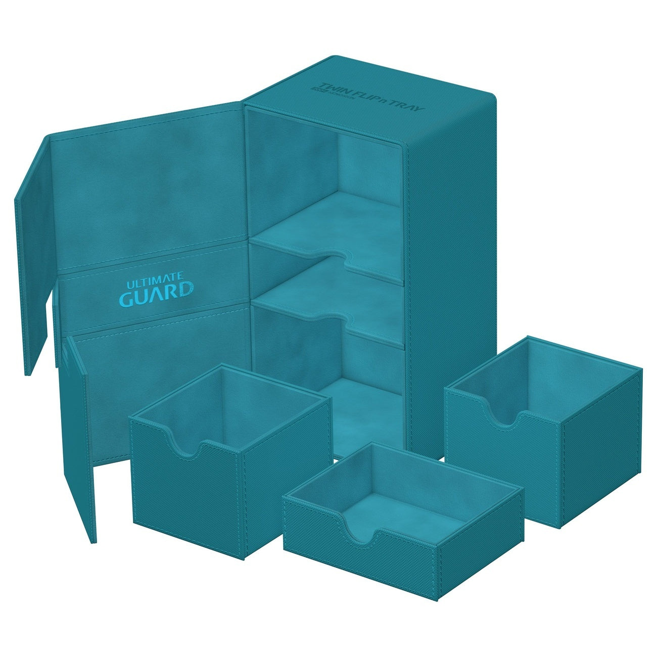 Product image Ultimate Guard Twin Flip'n'Tray 200+ Xenoskin - Petrol