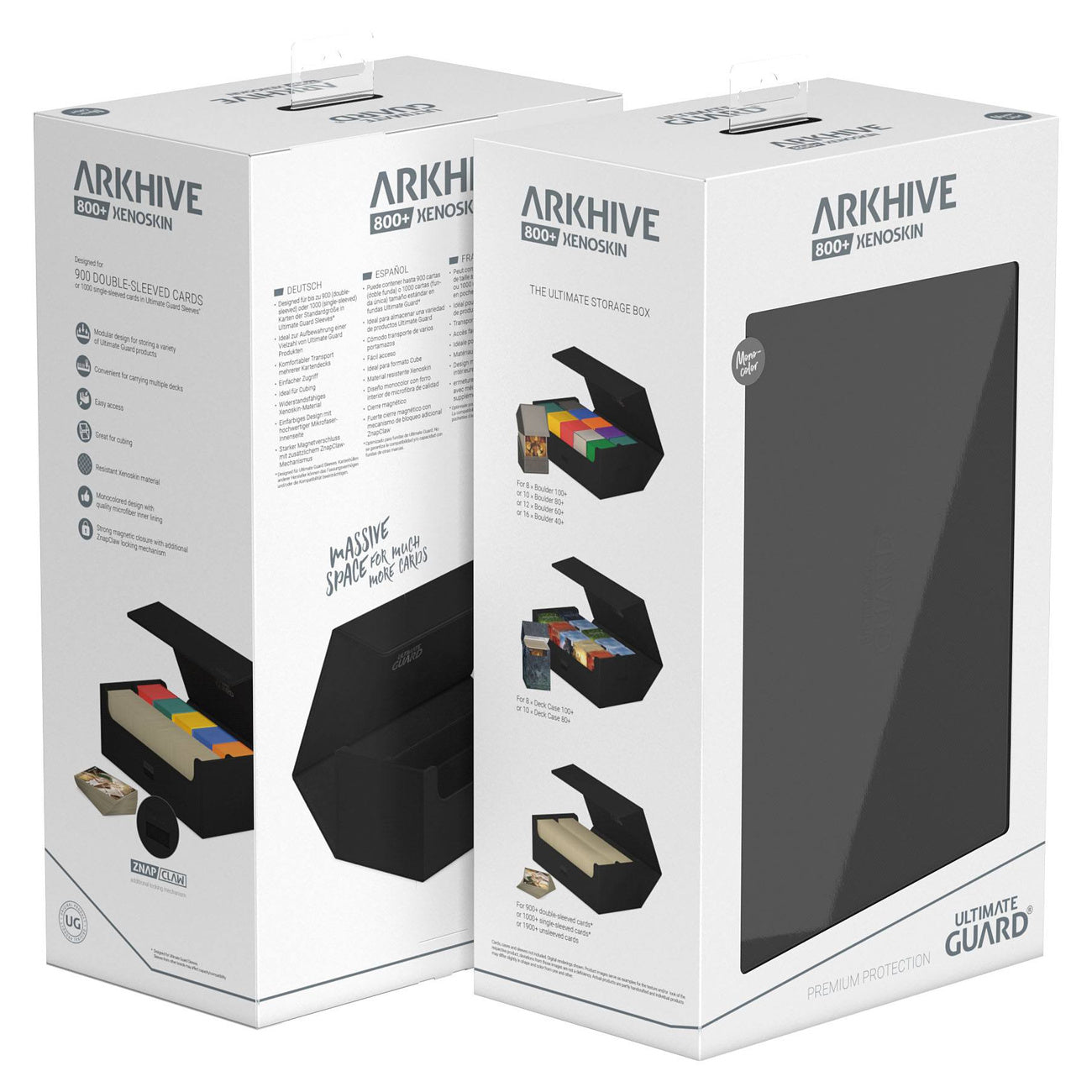 Product image Ultimate Guard Arkhive 800+ XenoSkin Monocolor Black