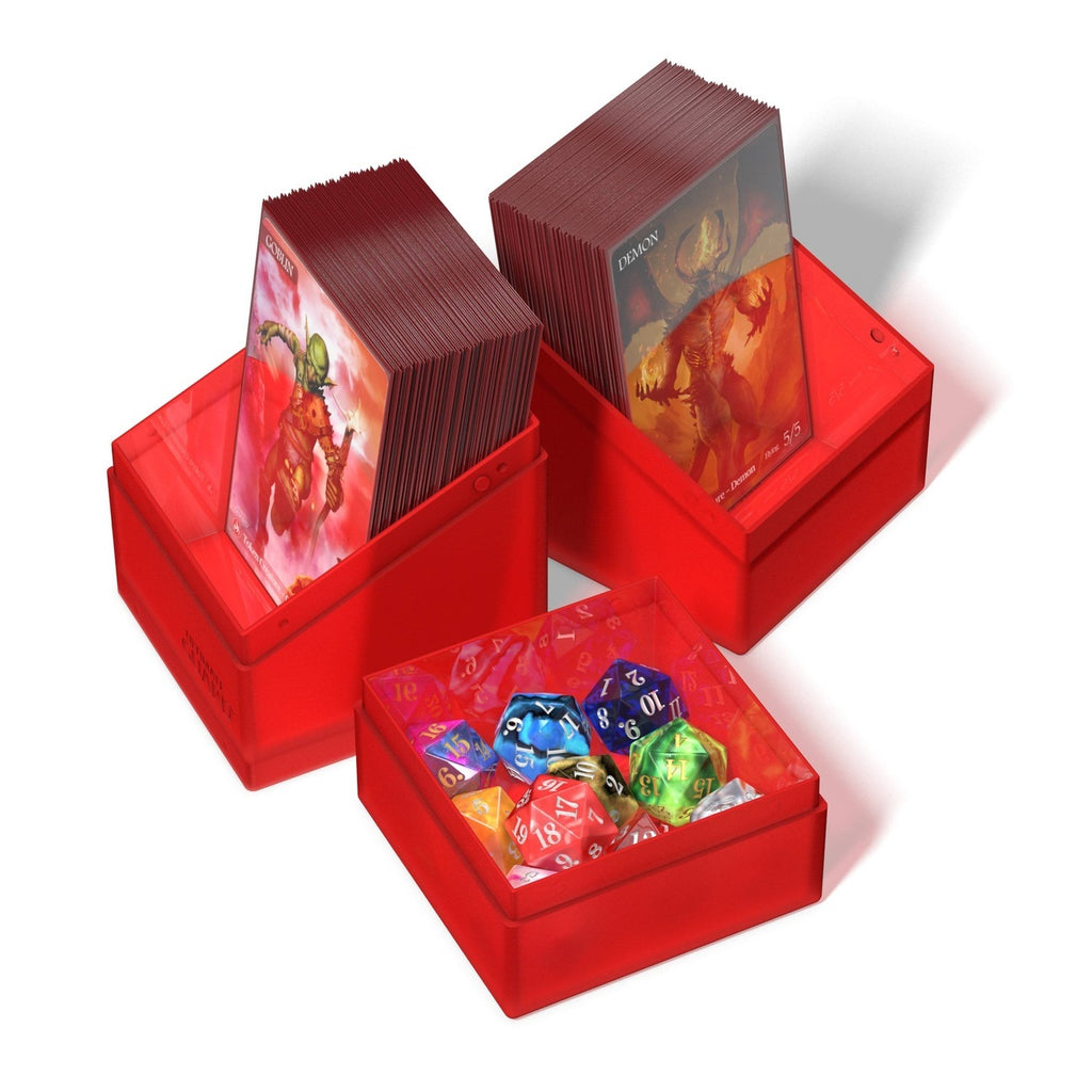 Product image Ultimate Guard Boulder'n'Tray 100+ - Ruby