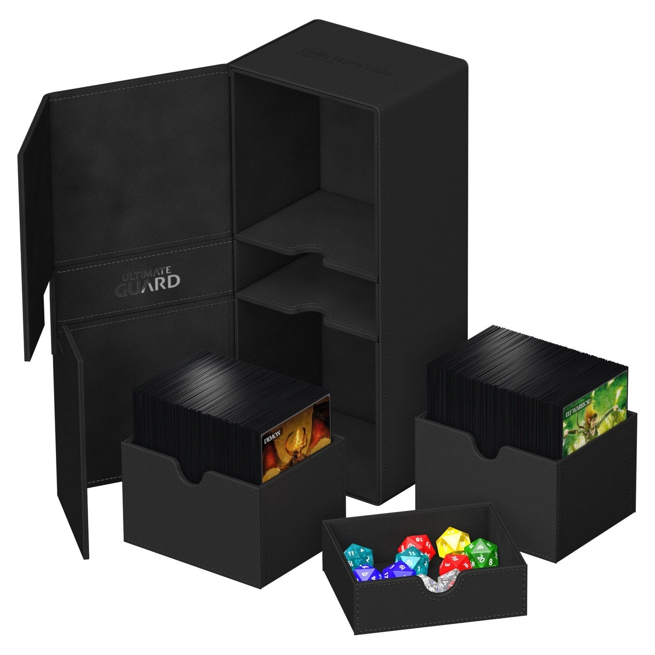 Product image Ultimate Guard Twin Flip'n'Tray 266+ Xenoskin - Black