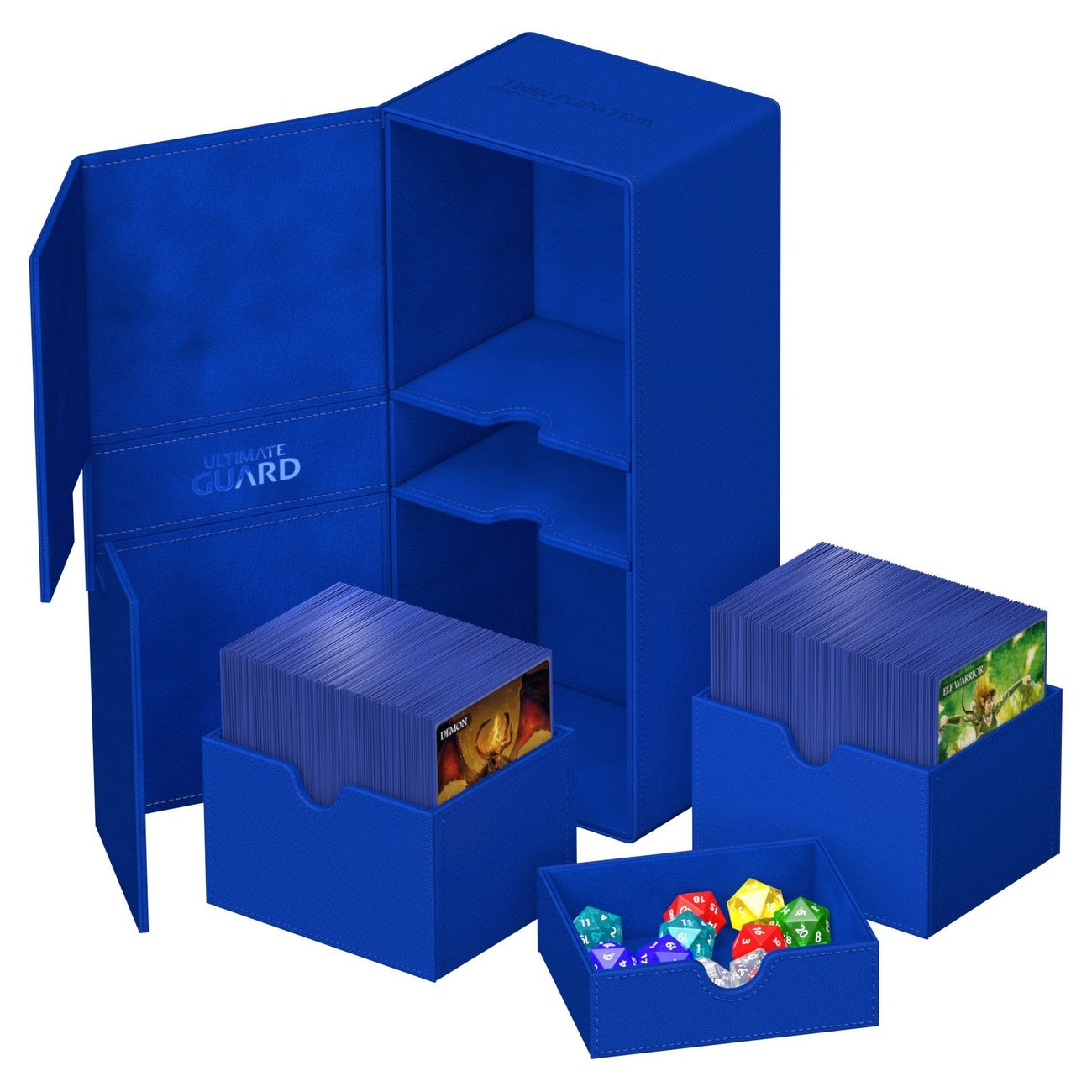 Product image Ultimate Guard Twin Flip'n'Tray 266+ Xenoskin - Blue